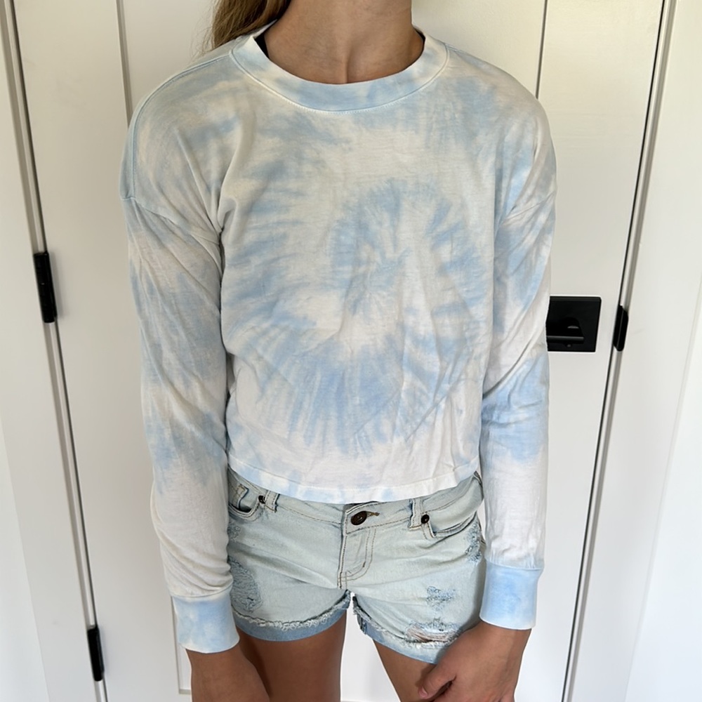 Gap Teen long sleeve crop top
